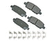 Disc Brake Pad Set - Rear Akebono W0133-4097333